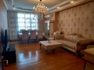 Sale, new building, 3 room, 126 m², Baku, Yasamal r, Yeni Yasamal d, Inshaatchilar m.