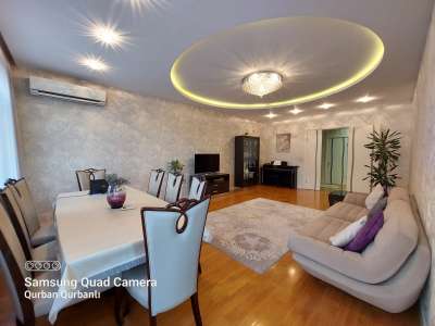Sale, new building, 3 room, 132 m², Baku, Khatai r, Shah Ismail Khatai m.