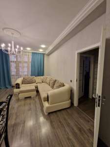 Sale, new building, 2 room, 62 m², Baku, Khatai r, Shah Ismail Khatai m.