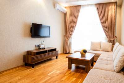 Rent, new building, 2 room, 74 m², Baku, Nizami r, 8-th kilometer d, Gara Garayev m.