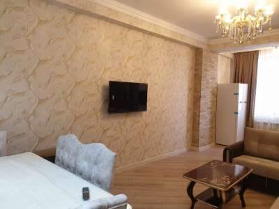 Rent, new building, 3 room, 81 m², Baku, Yasamal r, Inshaatchilar m.