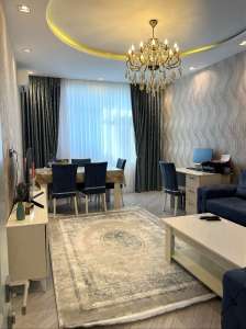 Sale, new building, 2 room, 56 m², Baku, Khatai r, Khalglar Doslugu m.
